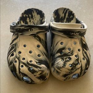 Black and White Clogs